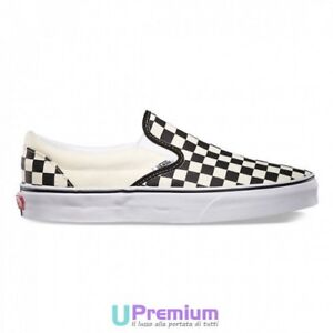 vans slip on scacchi nere