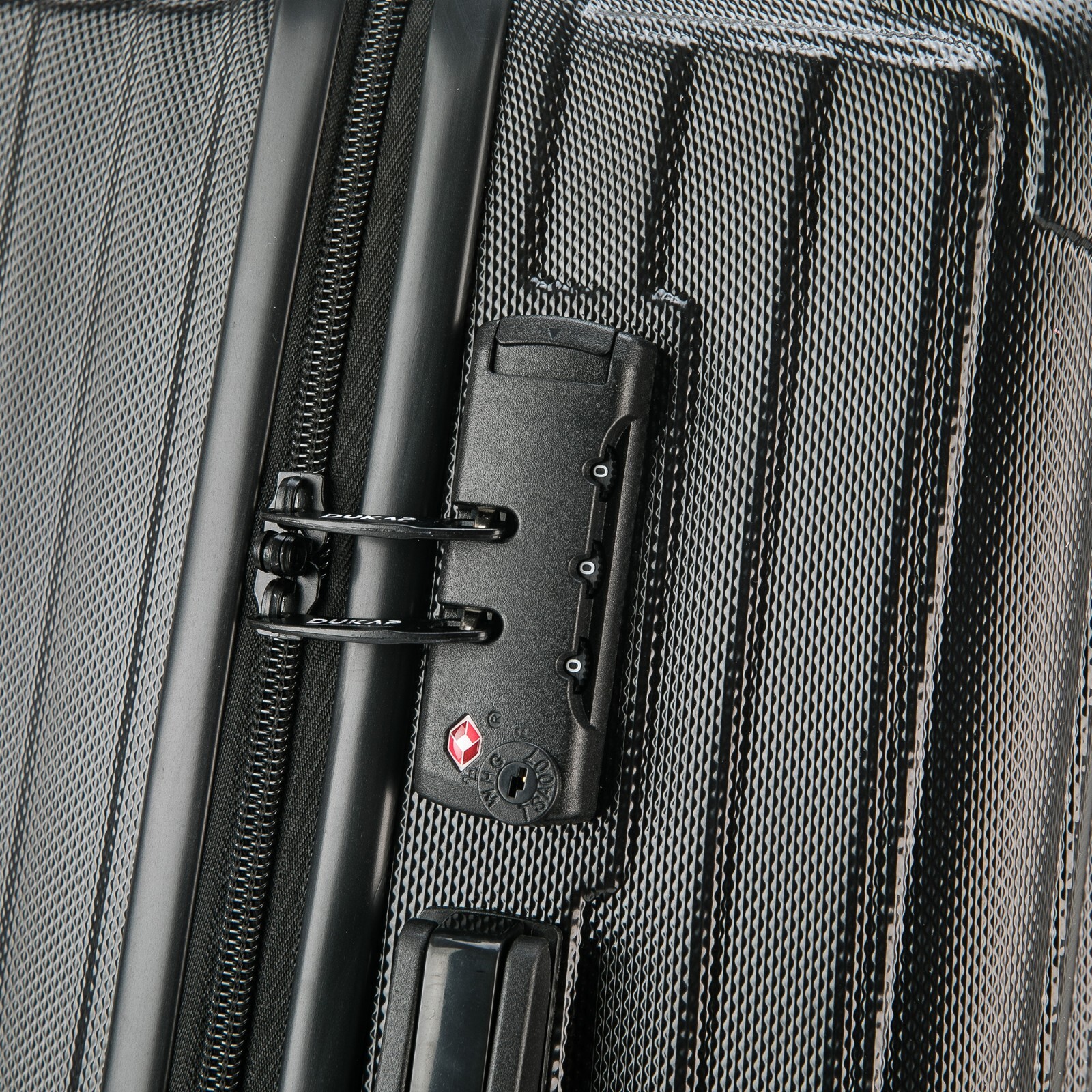 Dukap Stratos 24" Hard Shell Luggage Spinner Wheel Suitcase with TSA Lock