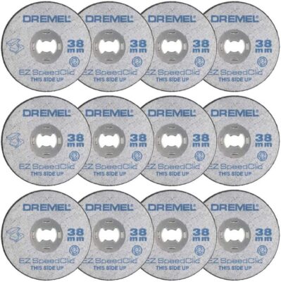 Dremel SpeedClic SC456B Trennscheibe Zubehörsatz Trennen Stahl Kupfer 12 Stk