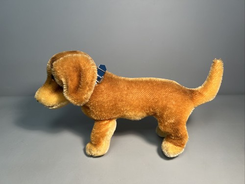 Steiff | Jungdackel Dackel Bazi Stehend | 14cm 1959-1967 Vintage #H3 - Bild 2 von 7