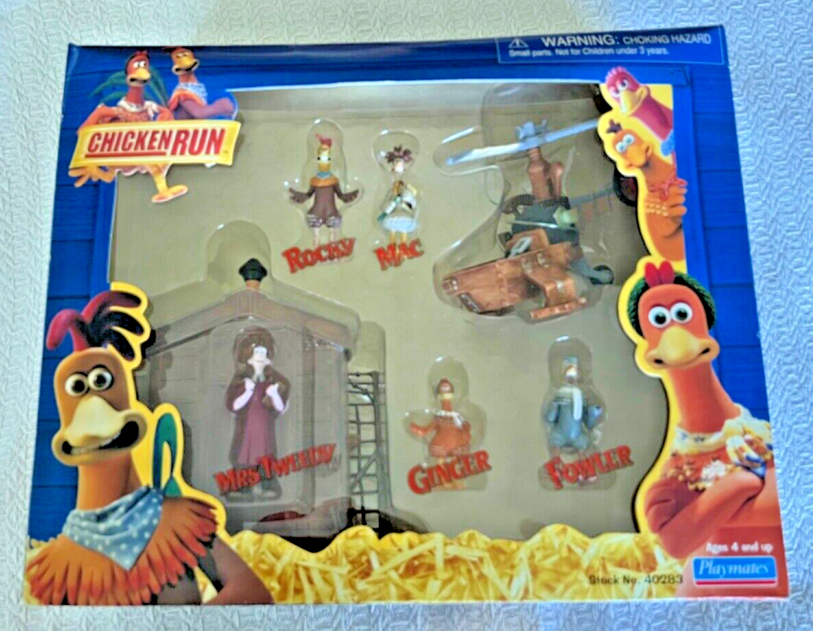 ■サイドショウ【Gallows Red Sky Diary】ガレージキット未組立 Playmates CHICKEN RUN Playset 40283 Rocky GINGER Fowler MAC Mrs