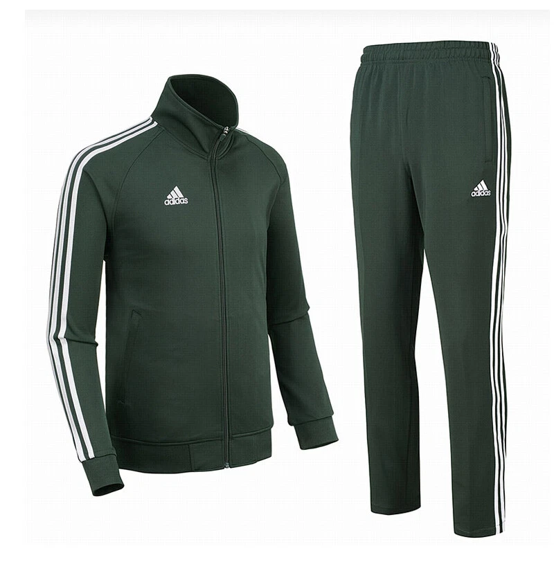 Adidas green tracksuit clearance men