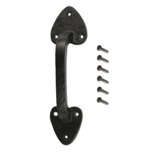 7-1/2 In. Black Heavy Duty Gate Pull
