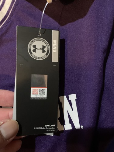 Under Armour NCAA Northwestern Wildcats Basketball Jersey Sz XL BNwT UM9126 Men - Picture 6 of 7
