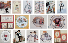 P Buckley Moss June Grigg Designs-Amish theme...