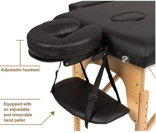 Professional Portable Massage Table Beauty Spa Bed Folding Massage Tattoo Bed - Picture 3 of 9