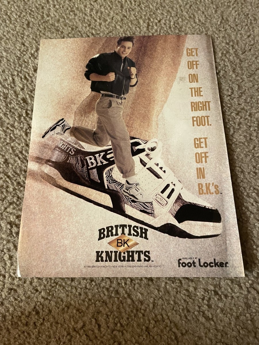 VINTAGE BK - BRITISH KNIGHTS Low Top Art Print Slip Ons RARE! New/Old Stock 80s 90s British Knights Vintage Sneakers  main image 2