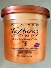 CLAIROL TEXTURE  TONES CONDITIONING CREME RELAXER REG 4LB