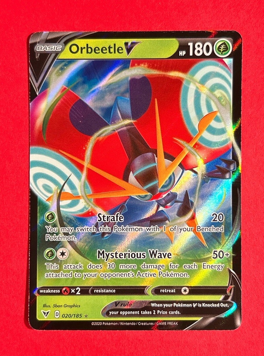 Orbeetle V ~ Pokemon Vivid Voltage ~ Full Art Holo 020/185 | eBay