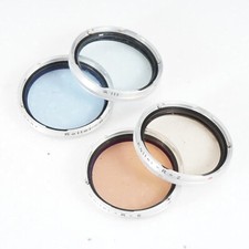 :Rollei Rolleiflex Bay III RIII B W Color Filter Set B1 B2 R2 R5 2.8f AS IS