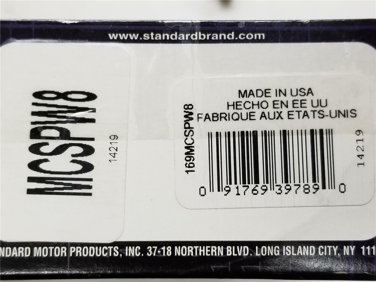 Standard Motor Products Blue Streak XXX 8MM Plug Wires MC-SPW8 | eBay