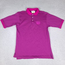 Vintage Golf Magazine Senior Tour Amateur Golf Divots Polo Shirt Large USA Made