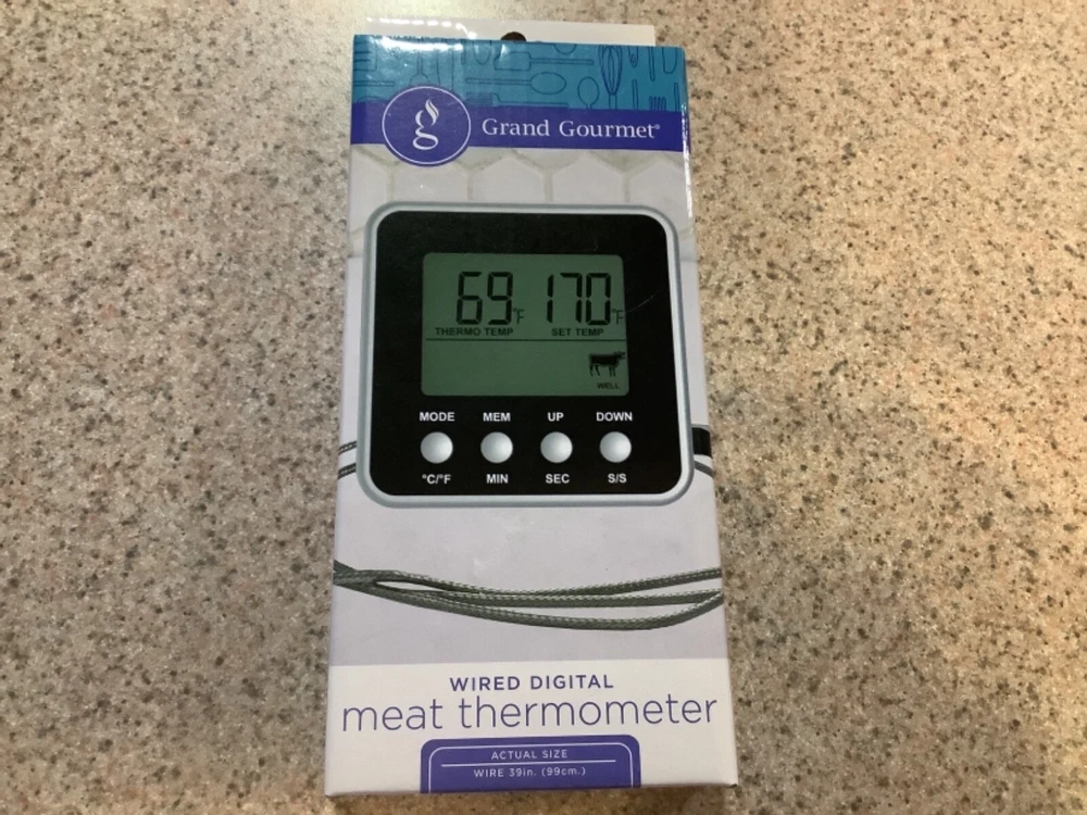 Meat Thermometer, Digital Instant Read Food Thermometer Wired Grilling