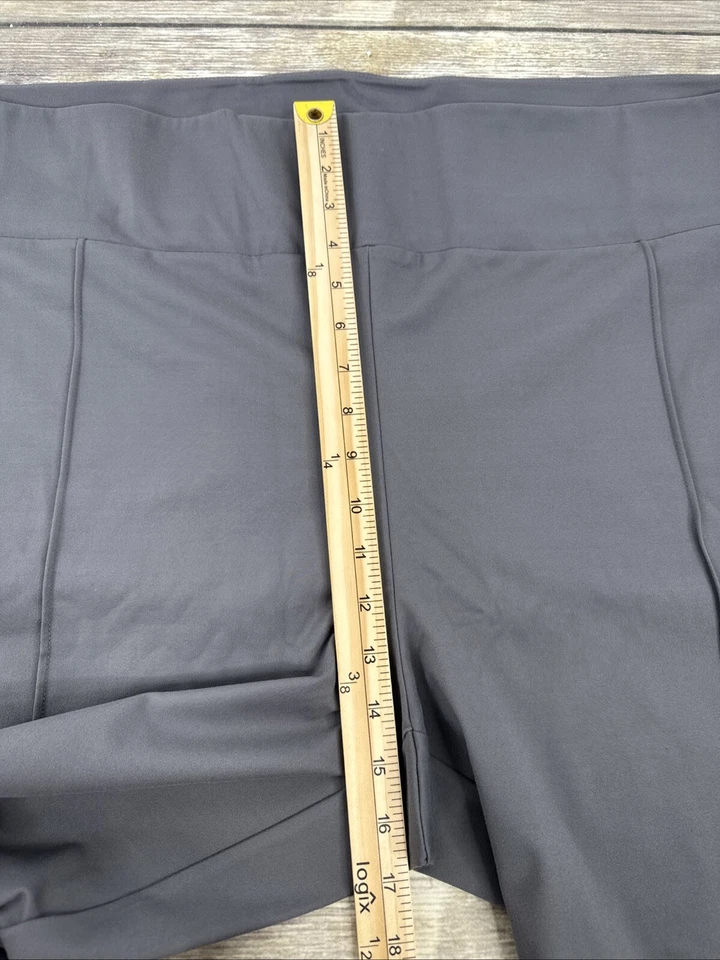 Legging Isaac Mizrahi Live Soho con Detalle Pintuck Talla 5X Gris NUEVO Foto 4 de 4