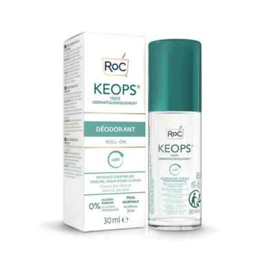 RoC Keops Roll-On 48 Hours Deodorant Normal Skin No Alcohol- Fragrance Free 30ml