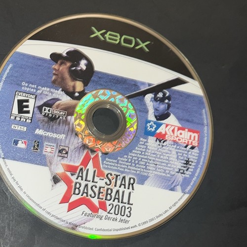 All-Star Baseball 2003 (Microsoft Xbox, 2002) Disc Only - Picture 2 of 5
