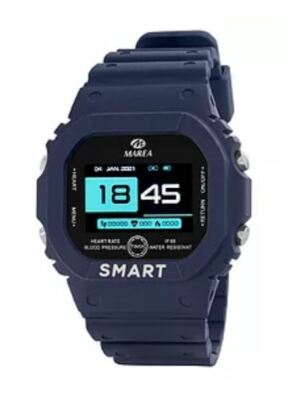 Reloj Hombre Smart Marea B57008-2 Todo Resina Azul-Hebilla