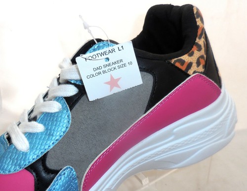 Nuevo JUST BE Para Mujer TALLA 10 BLOQUE DE COLOR Moda Caminar Zapatos Cómodos - Imagen 4 de 11