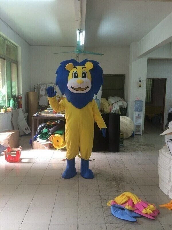 Lion Mascot Costume Cosplay Game Dress Outfit Advertising Halloween Adult - Image 3 of 3