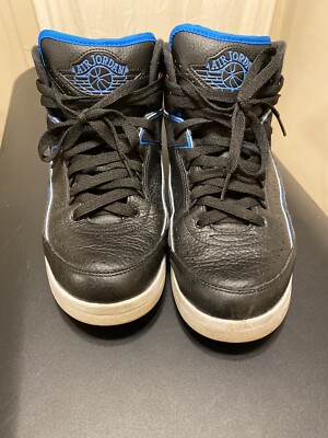 Nike Air Jordan 2 II Retro Radio Raheem Blue Black White  display picture 3