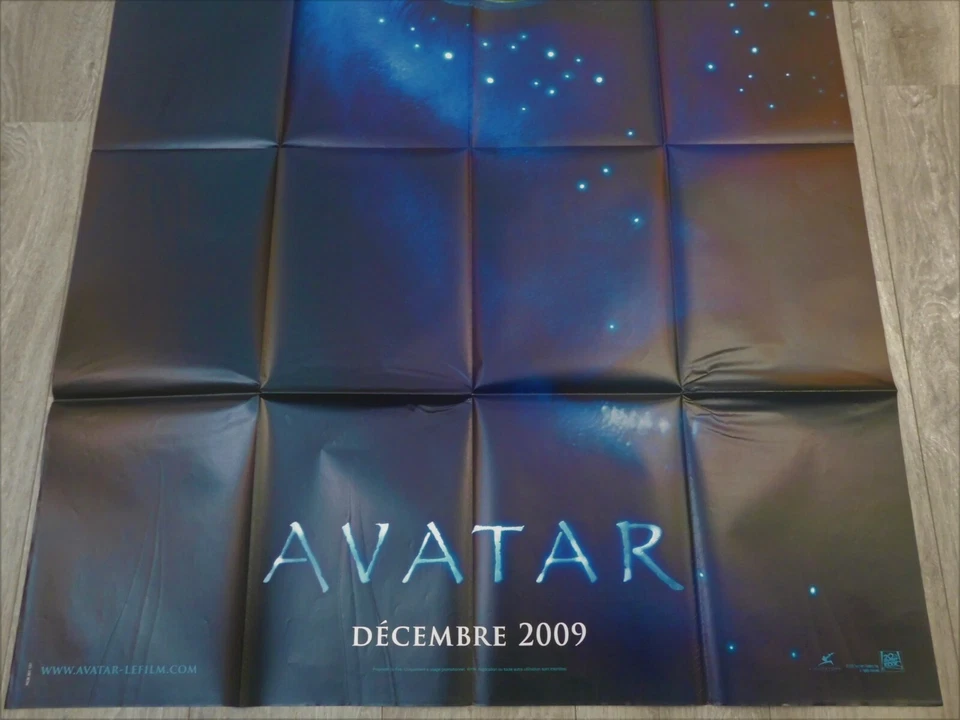 Avatar Französisch Movie Poster Original Mod B 47"63" 2009 J. Cameron Sam Worthington - Bild 3 von 4
