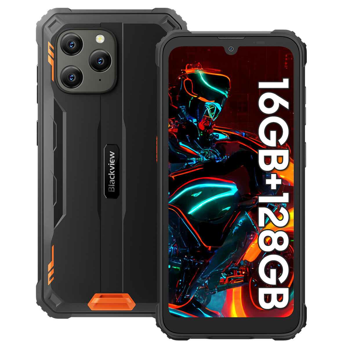 Blackview BV5300 Plus Android 13 Robusto Smartphone 16GB+128GB(TF 1TB) 6580mAh
