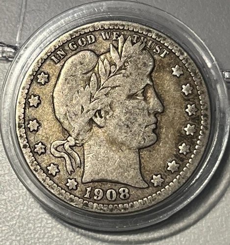 1908 O Barber Quarter #2