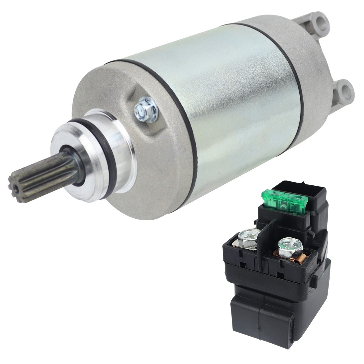 Motor De Arranque Y Relé Solenoide Kawasaki Kfx400 | Meses Sin Interés - Foto 5