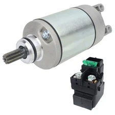 Starter for Kawasaki ATV KFX400 KSF400 2003-2006 with Relay 21163-S004 21163S004