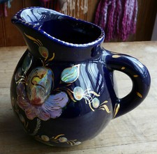 Pichet ancien peint main doré « ALAMAR » 14,5 cm