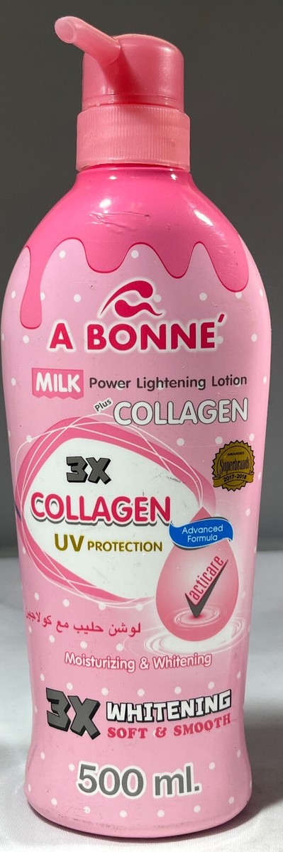 A Bonne Milk Power Lightening Lotion + Collagen, 16.9 oz. (500mL