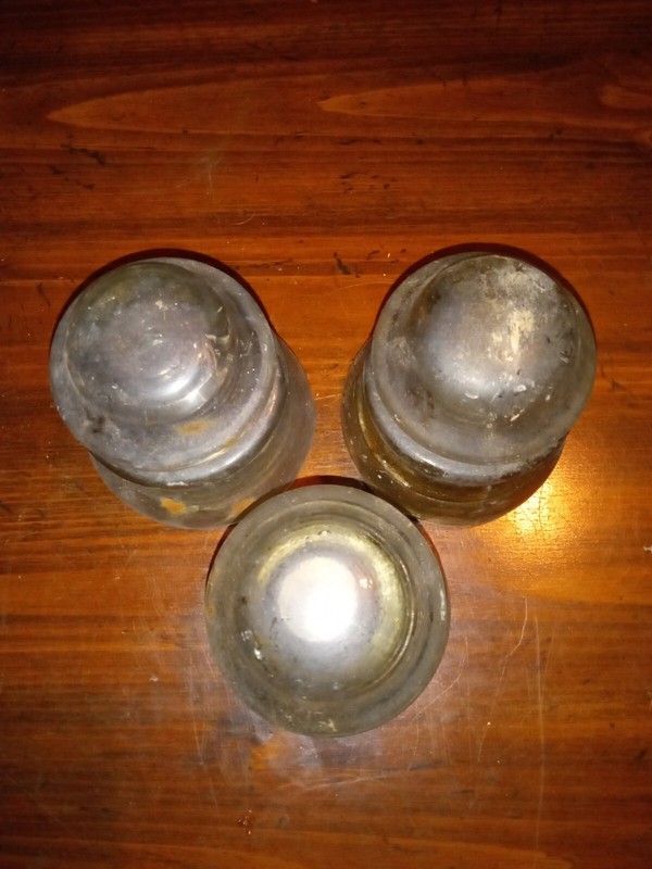 Glass Insulator Vintage Hemingray No 42 Clear Glass Insulators. Made in the USA