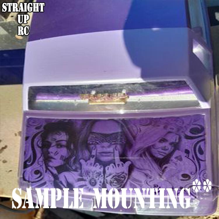 Custom Waterslide Decal Rc Lowrider Airbrush Mural Style Skull 