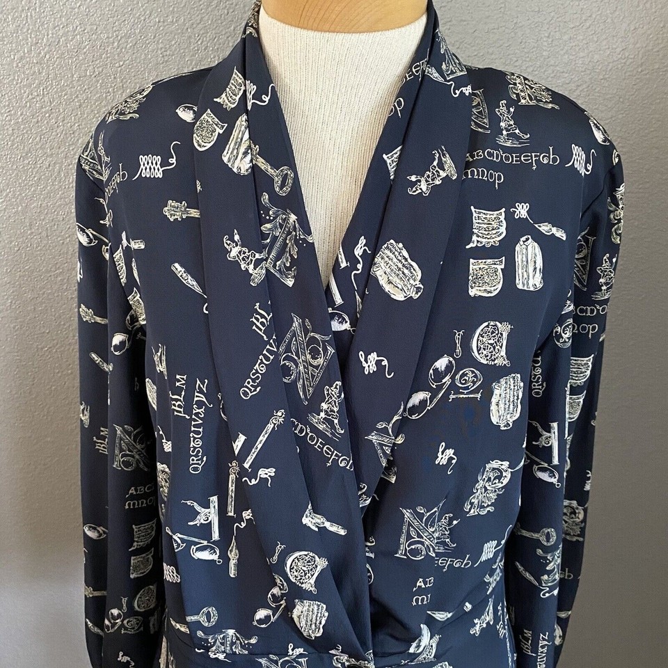 Ensemble 2 Pièces Femme Liz Claiborne - Haut Et Jupe Floral En Rayonne, Taille M - Occasion Très Bon état