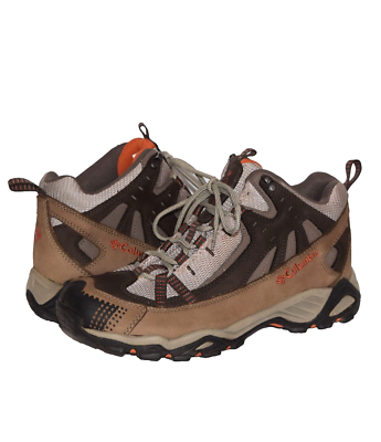 COLUMBIA Firelane Omni-Grip Beige Leather Mesh Lace Up  display picture 1