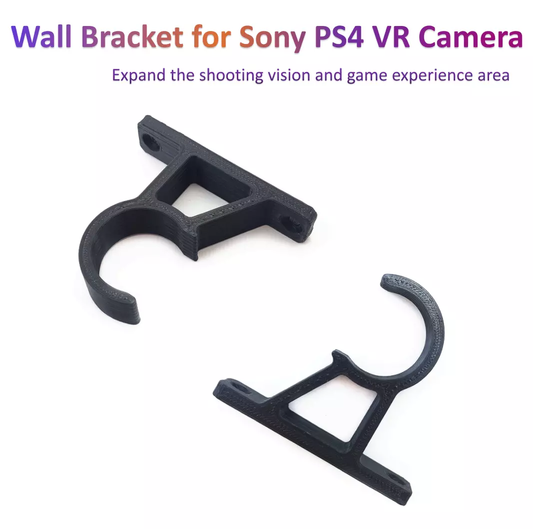 2pcs Bracket Wall Mounting Holder Support for Sony Playstation 4 PS4 PSVR  Camera