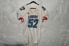 NEW MEXICO LOBOS NIKE FOOTBALL JERSEY XXL #52 GAME WORN? TURQUOISE(ZUL15)