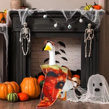 Halloween Porch Goose Outfits Porch Yard Goose Outfits Clothes Costume Fits L...