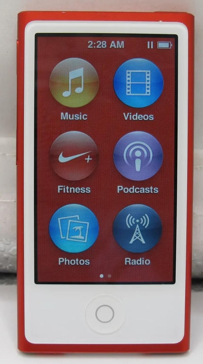 Apple iPod Nano 7th Generation A1446 16GB PKN72LL - Free Shipping