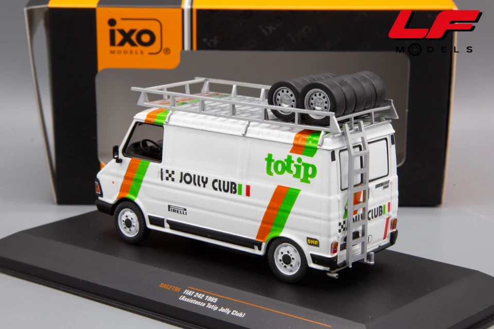 1:43 Fiat 242 1985 Assistenza Totip Jolly Club - IXO Models - Immagine 2 di 3