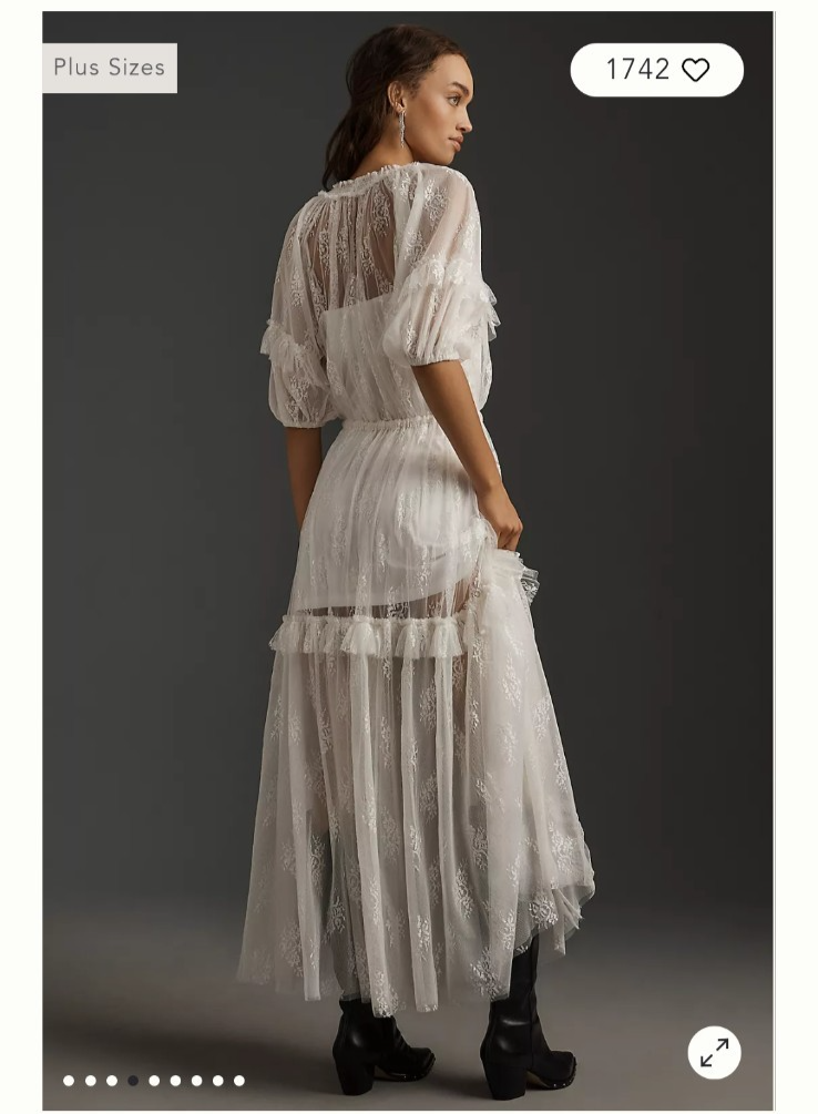 let me be short-sleeve ruffle maxi dress New Let Me Be Short-Sleeve Ruffle Maxi Dress $198 XS