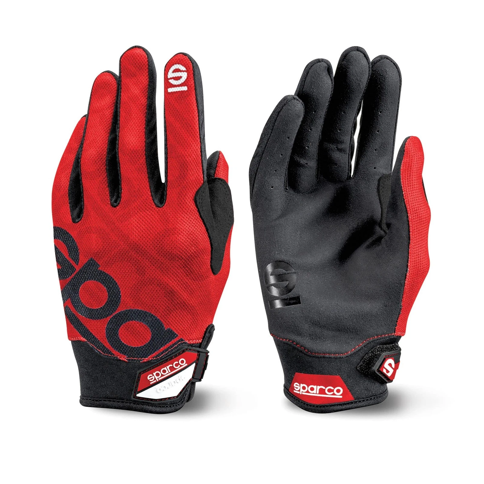 SPARCO MECA 3 GLOVES SIZE 10 (M) RED 10 (M), Red
