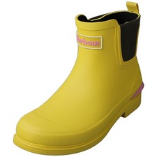 Image of Barbour Abbeyfield Womens Wellington Boots in Yellow - 7 UK