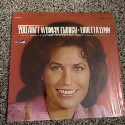 Loretta Lynn You Ain't Woman Enough Vinyl LP 1966 Decca Record DL-74783 NM