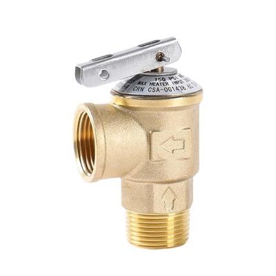 #ad 150PSI Relief Valve 3 4 NPT Brass Temperature Pressure Plumbing Fittings Tool $40.50