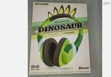 Led light up dinosaur wireless headphones Bluetooth 8 hr playtime