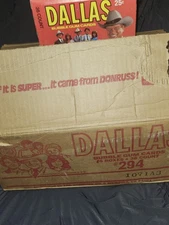 Vintage 1981 Donruss Dallas TV SHOW Non-Sport  Wax Box. Case Of 16 Full Boxes