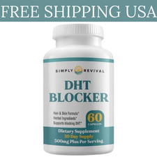 Simply Revival DHT Blocker - Promote Healthy Hair Growth - 60 Capsules