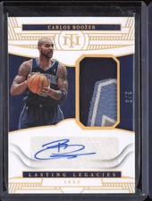 Carlos Boozer  Panini National Treasures LL-CBZ Lasting Legacies Patch Auto /9