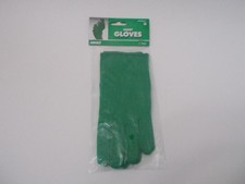 NWT AMSCAN Adult Green Short Gloves Costume Dress Up